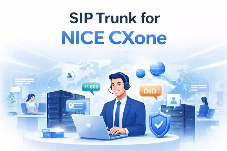 SIP Trunk for NICE CXone: Aancall BYOC Carrier for Toll-Free, DID Numbers, Origination & Termination